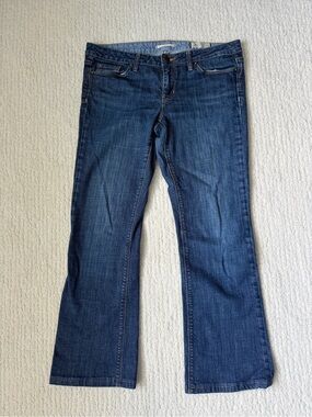 GAP Women's Flare Jeans - Dark Blue